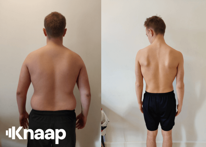 Lukas, 20 år, har tabt sig over 30 kg og fået en stærk krop
